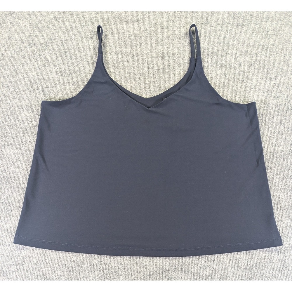 NEW! Franne Golde Essential Cami Women's Size XXL Navy Blue Stretch Travel Tank